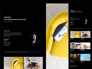 Barts Simple & Minimal Portfolio Website