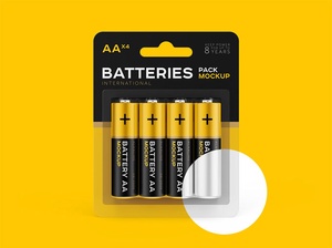Free Battery Mockup