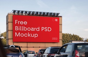 Free Big Billboard Mockup