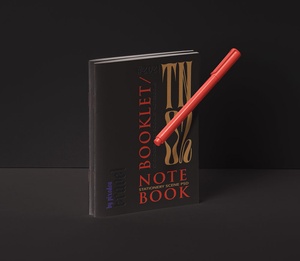 Free Booklet Notebook Mockup PSD