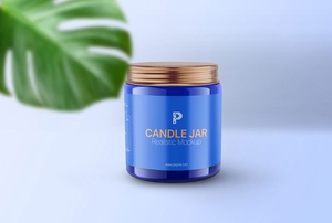 Free Candle Jar Mockup