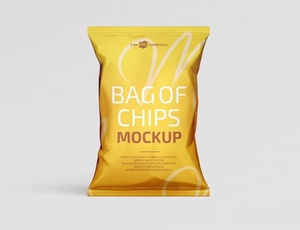 Free Chips Packet Mockup