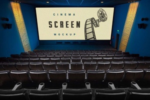 Free Cinema Movie Mockup