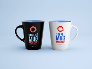 Free Coffee Mug Mockup Set