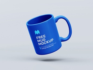 Бесплатная кофейная кружка Mockups PSD