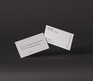 Free Corporate Business Card Mockups