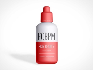 Kosmetische Schönheit Verpackung Flasche PSD-Modell