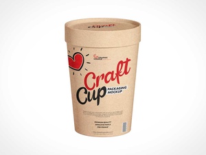 Craft Cup Mockup Free Download • PSD Mockups