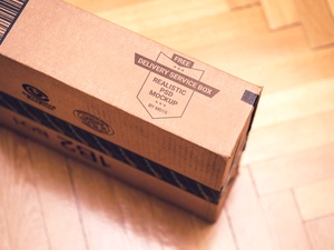 Delivery Service Box Mockup