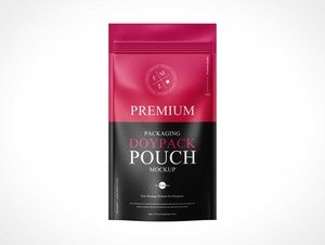 Doypack Pouch Packaging PSD Mockups•PSDモックアップ