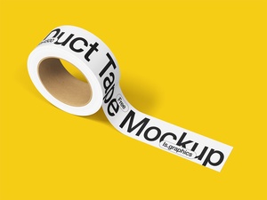 Free Duct Tape Mockups PSD