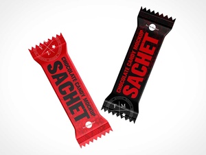 Worling Candy Bar Wrappers PSD maquetas