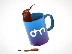Floating Coffee Mug PSD Mockups