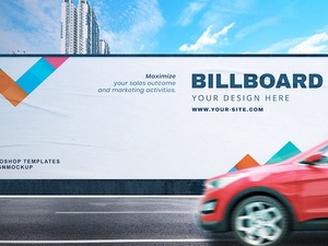 Billboard Mockup | Advertising Street Billboard