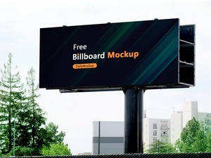Gratuit Billboard Mockup PSD