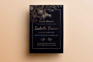 Free Bridal Shower Invitation Template 