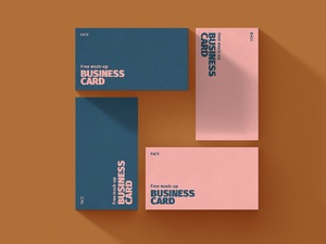Creative Business Cards Mockup