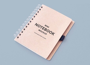 Free Clean Notebook Mockup 