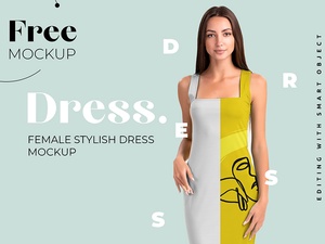 Dress Mockup For Fabric Designers