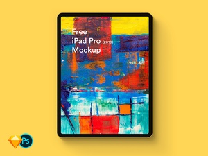 Kostenloses iPad Pro 2018 Mockup