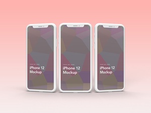 Maquetas de arcilla del iPhone 12