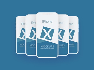 iPhone X モックアップ バイ ユーザーシブル