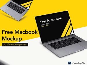 MacBook Mockup PSD