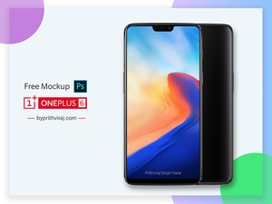 Maquette onePlus 6 PSD