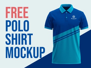 FREE Polo Shirt Mockup Template