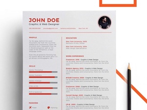 Free Power Point Modern Resume Template