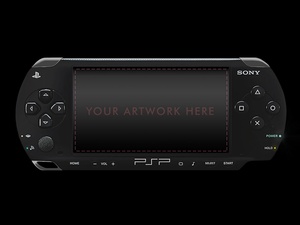 PSP PlayStation Portátil Mockup