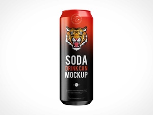 Soda Can Mockup Free Download • PSD Mockups