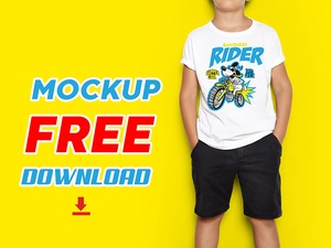 Kids T-Shirt Mockup