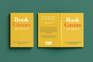 Free Front & Back Book Mockup