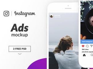 Instagram Ads Mockup