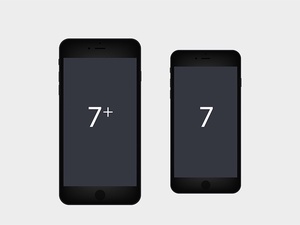 IPhone plano 7 y 7+ Mockup