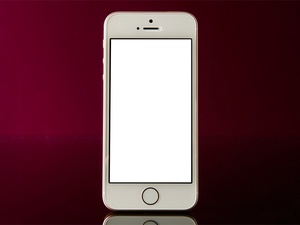 Weißes iPhone Mockup