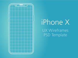 iPhone X - UX и шаблон