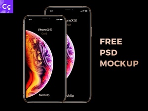 iPhone XS Maquette PSD