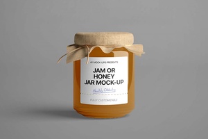 Free Jam Jar Mockups