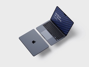 Бесплатные MacBook Air Mockups PSD