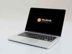 Maqueta psd gratuita de Macbook