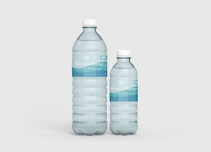 Free Mineral Water Bottle Mockup PSD