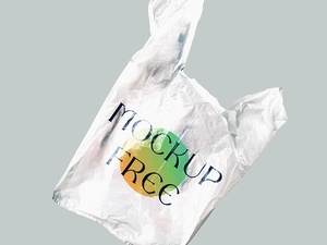 Пластиковый пакет макет