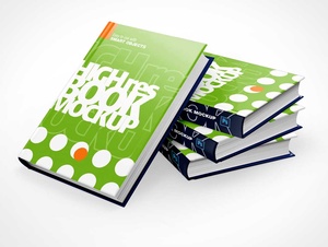 Hardcover Book Mockup Free Download • PSD Mockups