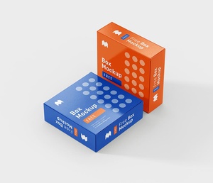 Kostenlose Verpackungsboxmodelle PSD