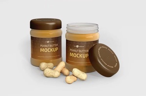 Free Peanut Butter Jar Mockup