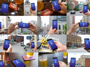 Maquetas de iPhone con fotos realistas en Indianápolis