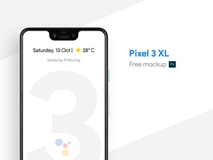 Pixel 3 XL PSD Maquette