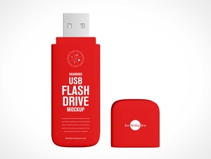 Pocket USB Thumb Drive PSD maquetas